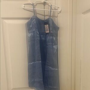 Art Class Shimmering Blue Formal Kids Dress